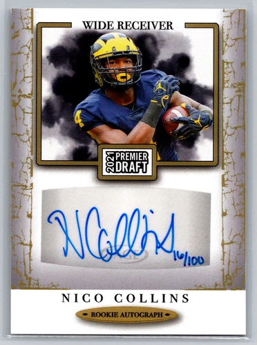 2021 Sage Premier Draft Nico Collins #A14
