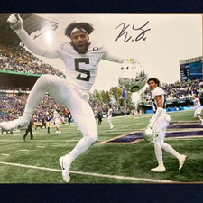 2022 Kayvon Thibodeaux NY New York Giants Signed 8x10 photo auto Autograph NFL