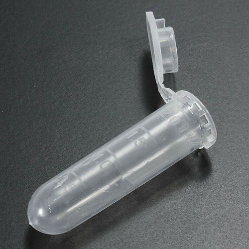 500PCS 1.5/2ml Micro Centrifuge Tube Vial Clear Plastic Vials Container Snap Cap - 第 11/13 張圖片