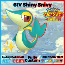 ✨Shiny Snivy 6IV✨ Pokemon Scarlet & Violet 🚀Fast🚀 Indigo Disk DLC