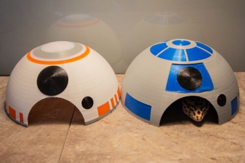 R2D2 & BB8 Konvolut Reptil versteckt Star Wars für Leopardengeckos und andere Reptilien - Bild 1 von 9