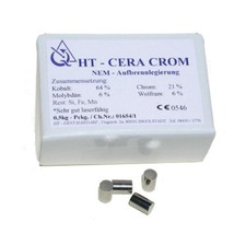 Cera Crom  NEM  Aufbrennlegierung nickel + berylliumfrei für K+B / Inhalt: 1KG