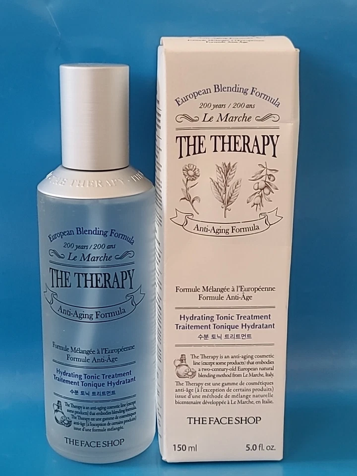 1 × The Face Shop•THE THERAPY Tratamiento tónico hidratante 150 ml / 5 oz antienvejecimiento Foto 2 de 4
