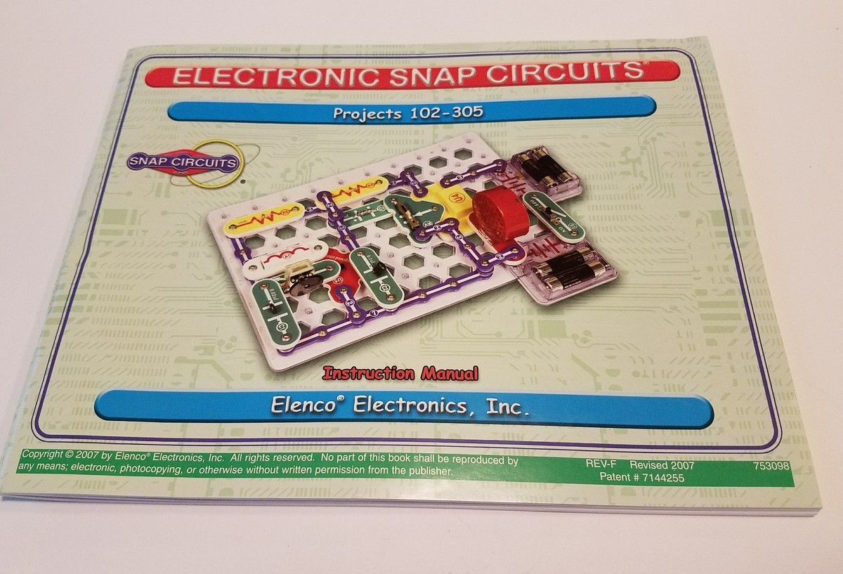 Elenco Electronic Snap Circuits Projects -101 AND 102-305