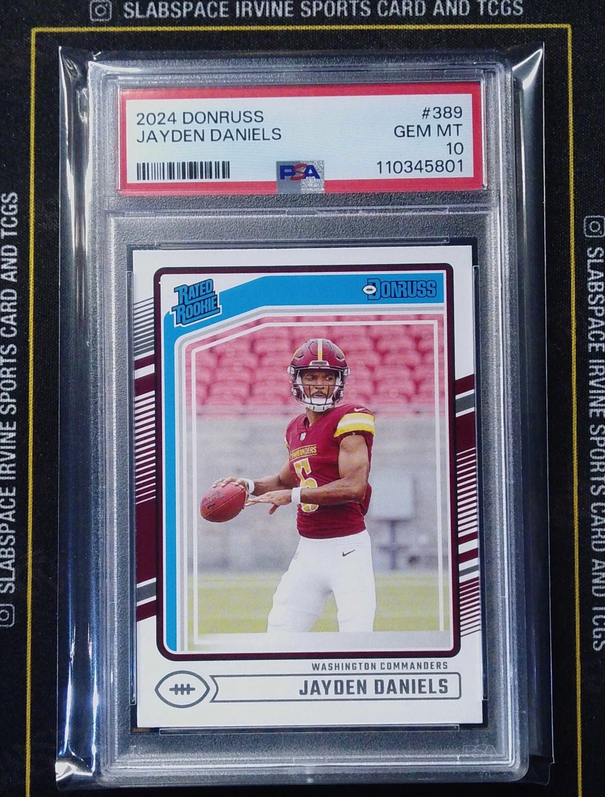 Deal for 2024 DONRUSS JAYDEN DANIELS #389 RC PSA 10