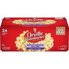 Orville Redenbacher's Movie Theater Butter Microwave Popcorn, 3.29 Ounce Pack24 