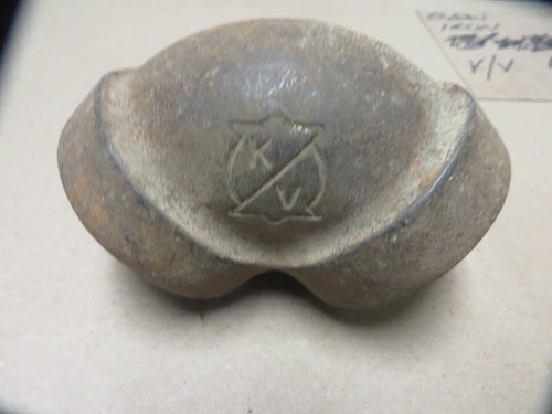 IRON PIPE FITTING very old NOS ELBOW 1"X1" K/V GALVANIZED