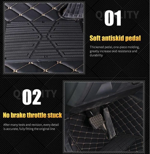 For Nissan Versa Sentra Car Floor Mats Custom Carpet All Weather Waterproof Auto - Picture 7 of 34