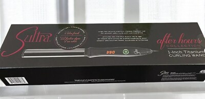 Sultra After Hours Collection 1 Inch Titanium Clipless Styling Curling Wand PRO
