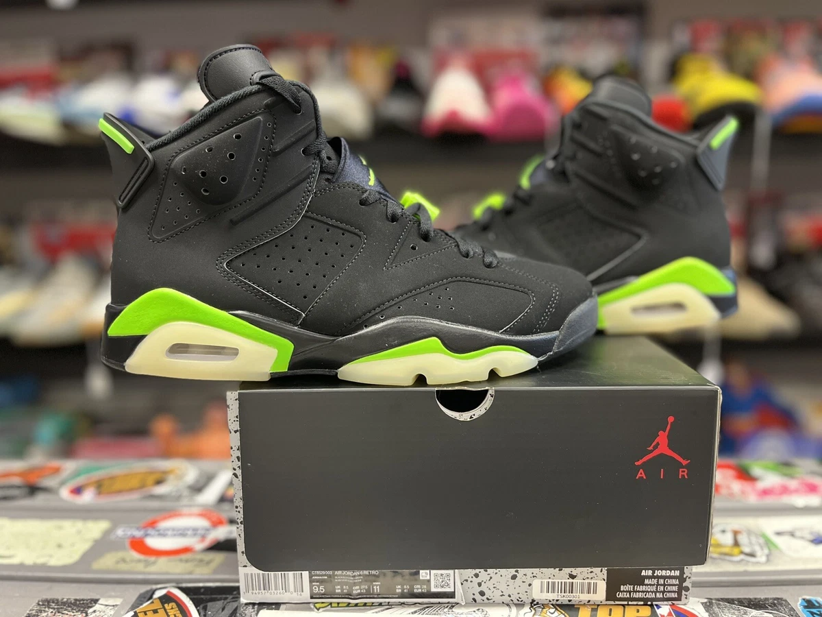 green air jordan 6