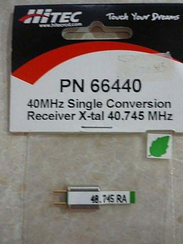 Hitec 40.745MHz Single Conversion Receiver RX Crystal - HRX40/745 - Afbeelding 1 van 2