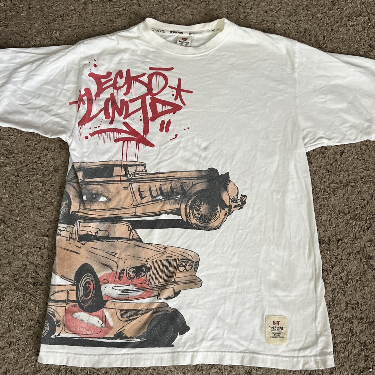 レア　ecko unltd. ホワイト Tシャツ World Champs Tee – ECKO UNLTD