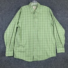 L L Bean Mens Long Sleeve Button Casual Shirt Size Large