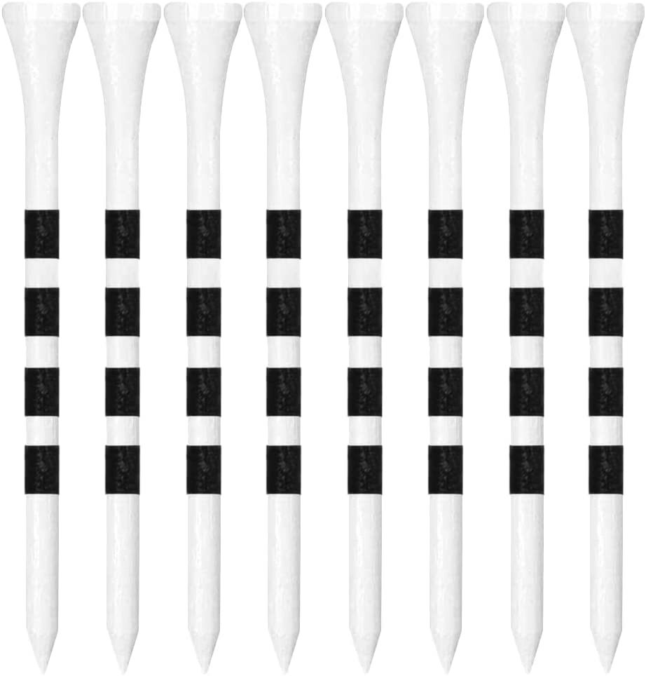Tees Wood 3 1/4 2 3/4 Inch Long Tees Wooden Bamboo 100 Pack 