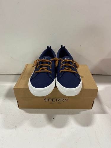 Sperry Women’s Crest Vibe Sneaker Linen Navy