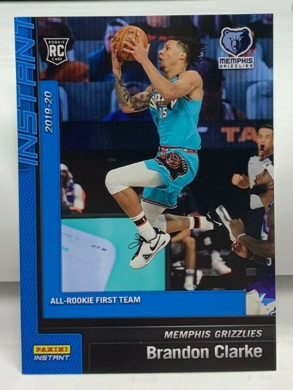 Brandon Clarke 2019-20 Panini Instant All-Rookie Team RC #200 BLUE SP/152 - GRIZ