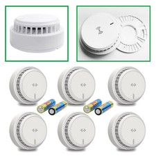 Rauchmelder mit 10 Jahre Lebensdauer Batterie Home Feuerschutz System 80dB DHL