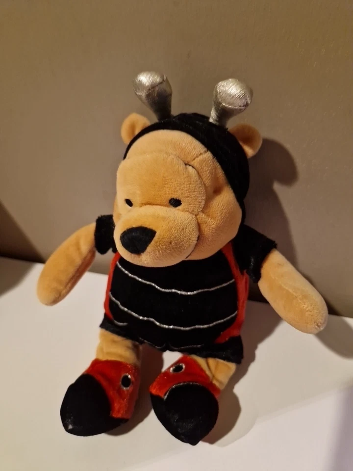Doudou Ours Nicotoy  Winnie The Pooh Peluche Winnie L'ourson Abeille 22 Cm - Photo 2/3