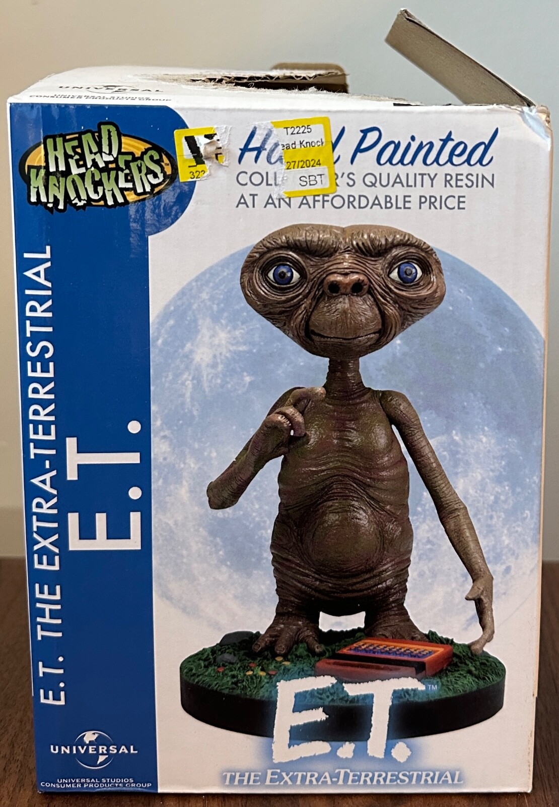 NECA E.T. The Extra-Terrestrial Head Knocker Bobblehead New Damaged Packaging J4