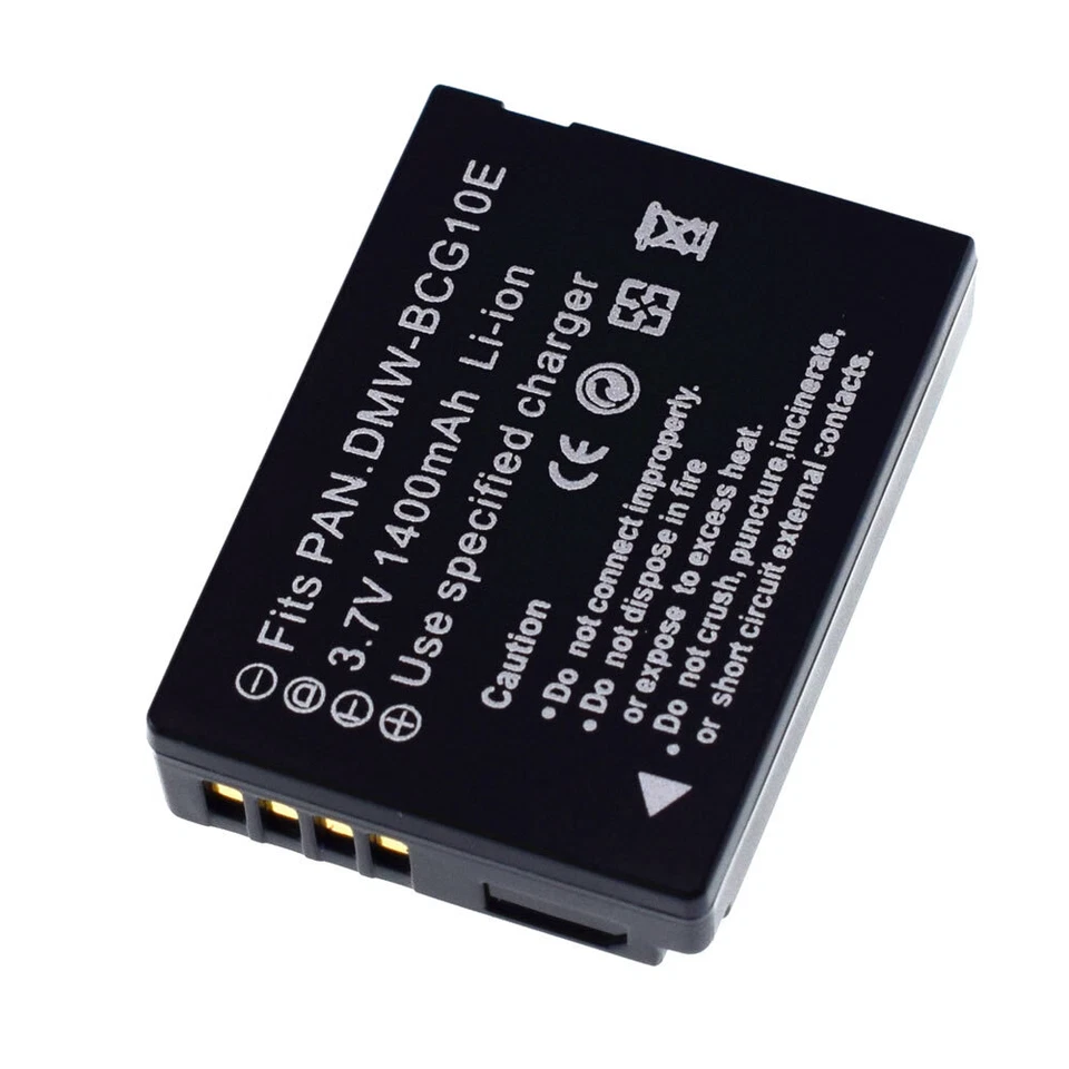DMW-BCG10 Battery or Charger for Panasonic Lumix DMC-TZ20 TZ30 TZ25 TZ8 TZ7 TZ10 - Image 3 of 4