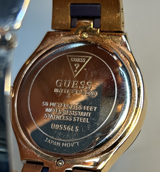 Guess Women’s U0556L5 Multi-Function Two-Tone Sta… - image 6