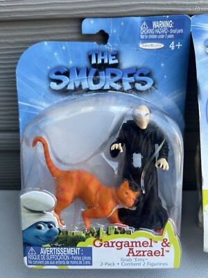 The Smurfs Gargamel & Azrael Movie Grab 'Ems 2-Pack, 2011, MISP
