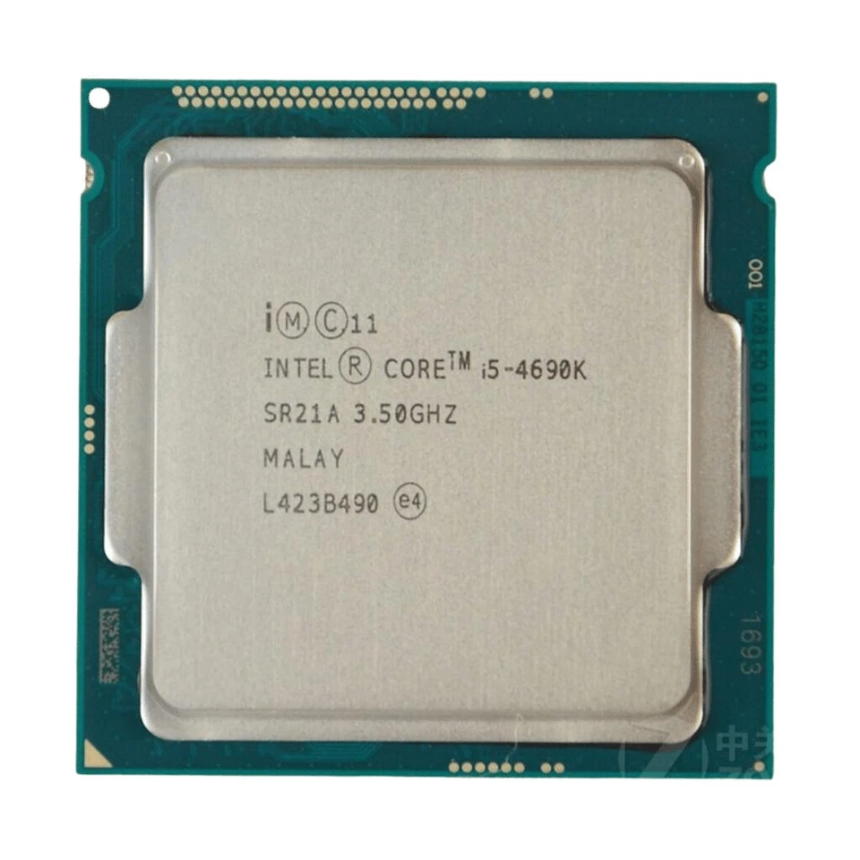 Intel Core i5-4690K SR21A 3.5GHz Quad-Core Desktop Processor LGA 1150 CPU - Image 2 of 4