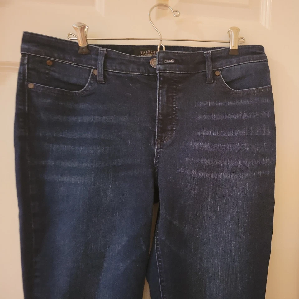Talbots Womens Jeans Flawed Pocket Slim Ankle Jeans 12 Petite - Image 2 of 4