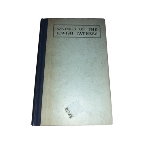 the-sayings-of-the-jewish-fathers-pirke-abot-joseph-gorfinkle-1913-ebay