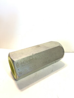 FLUTEC Hydac 1-1/4  NPT 5000 PSI Inline Hydraulic Check Valve RV-25-01.1/5 1T18