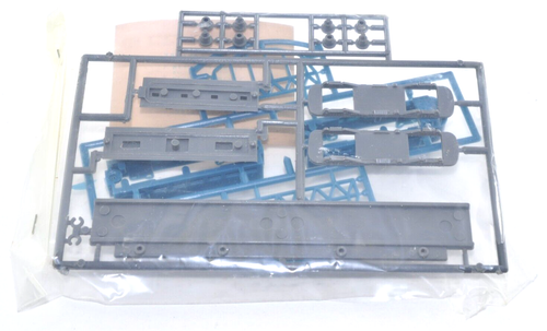 Lot de voitures en plomb vintage Sharp train japonais n°5 Hibari Express avec rails et pont - Photo 22/24