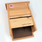 Wild Birds Unlimited Large 23" Cedar Bat House Box 3 Chambers Compartments New