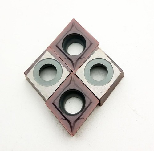 Inserto de giro de carburo indexable de torno CCMT120404 ZM15TF CCMT 431 CNC 10 piezas - Imagen 2 de 4