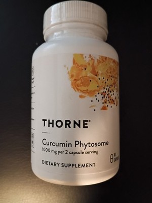 Sealed Thorne Curcumin Phytosome 1000 Mg Supplement, 60 Caps 