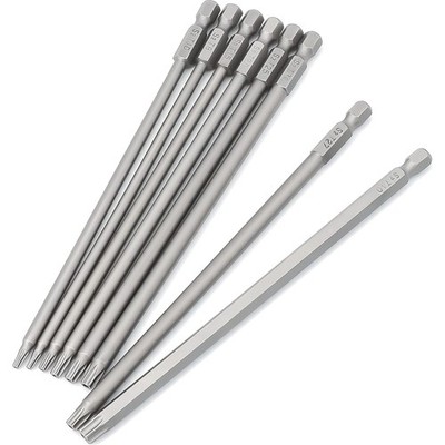 Torx Bits Set, Schraubendreher, 150mm, magnetisch, 8 Stück, Elektrowerkzeug
