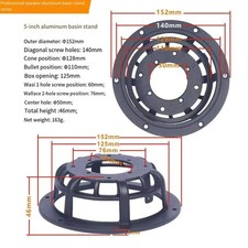 Aluminum Subwoofer Basket for 3 4 5 6 5 8 Inch Speakers For DIY Projects