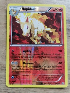 Pokemon Rapidash Reverse Holo Rare 15/83 Generations NM Condition