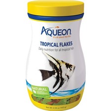 Floating Tropical Fish Flakes - 3.59 Ounces for Healthy Growth Vibrant Colors