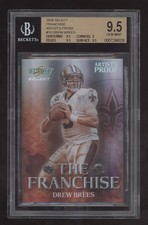 2008 Score Select ARTIST'S PROOF /32 The Franchise #10 Drew Brees! BGS 9.5 1/1