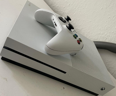 Microsoft Xbox One S Heimkonsole 1 TB, 4K, Wi-Fi, inkl. Controller, weiß