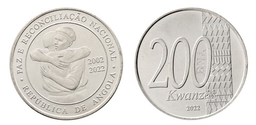 Angola 200 Kwanzas, 2022, KM #114, Mint, Commemorative