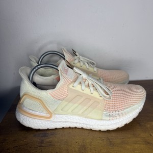 adidas gazelle silver green womens Adidas Womens UltraBOOST 19 W Grey Pink B75881 main image 1
