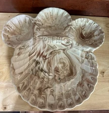 Art pottery Chip and dip serving tray by Mildred Renaker