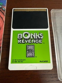 Bonk's Revenge (TurboGrafx-16, 1991) - AUTHENTIC, TESTED, HUCARD + MANUAL