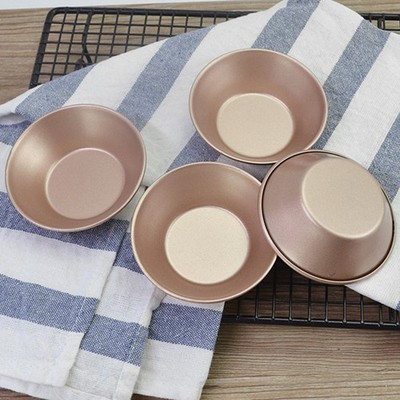  10 stücke DIY Backwerkzeug Runde Form Verdickte Ei Tart Mold Nichtstick