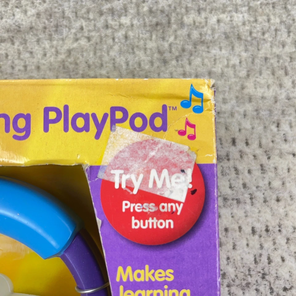 Juguete interactivo de aprendizaje preescolar Fisher Price Fun 2 Learn PlayPod de colección Y2K Foto 2 de 4