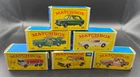 6 (BOXES ONLY) Vintage Original Lesney Matchbox Die-Cast Car - High Grade