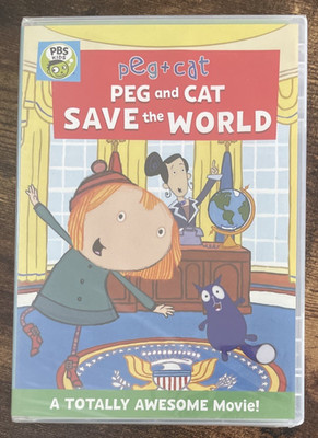 NEW SEALED Peg + Cat: Peg And Cat Save the World DVD Movie PBS N2018