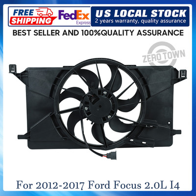 AC Condenser Radiator Cooling Fan FOR 2012-2017 Ford Focus 2.0L I4 FO3115189