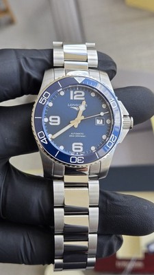 Longines HydroConquest Automatic 41mm Blue Dial/Cermaic Bezel 300m Box Papers